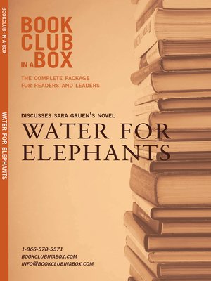 cover image of Bookclub-in-a-Box Discusses Sara Gruen's novel, Water For Elephants